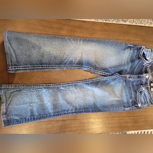 Miss Me, Women's size 33 waist, Mid-Rise Boot, Pre-Owned and Hemmed to 30"inseam